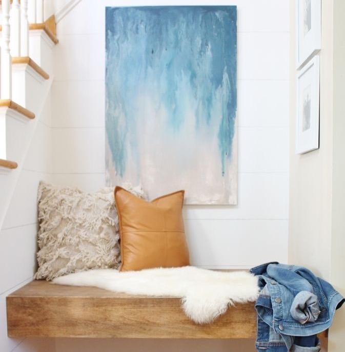 Floating Bench-DIY Art @cityfarmhouse1