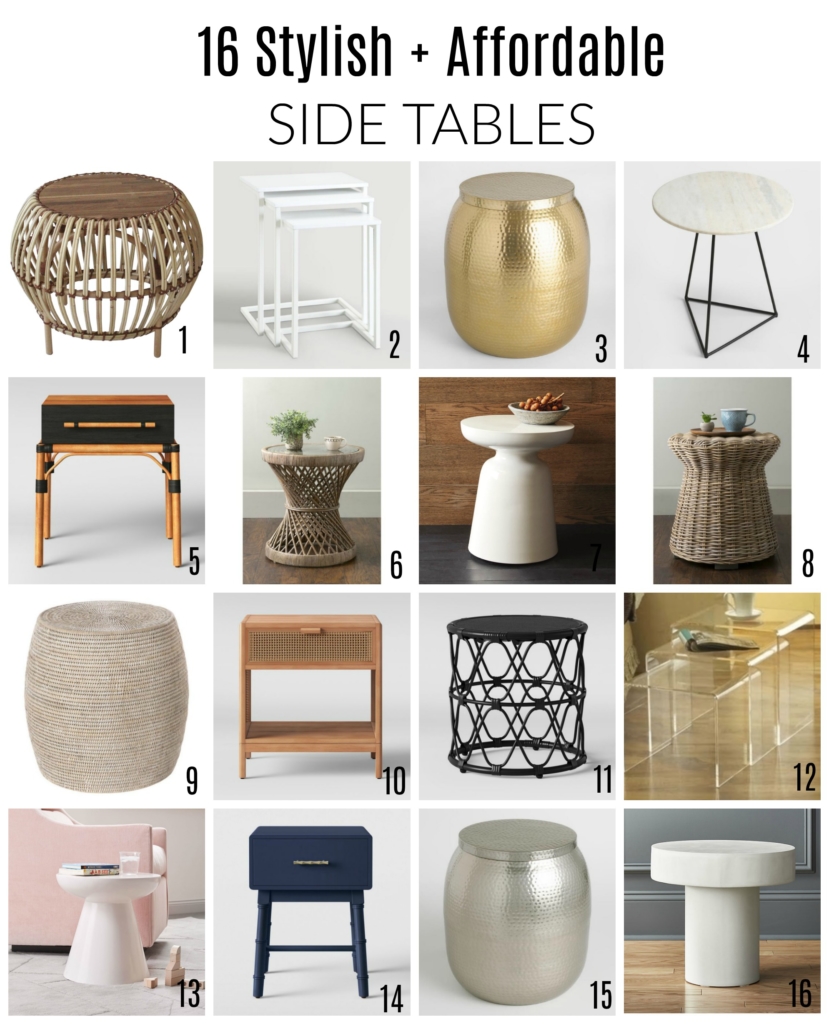 16 Stylish and Affordable Side Tables