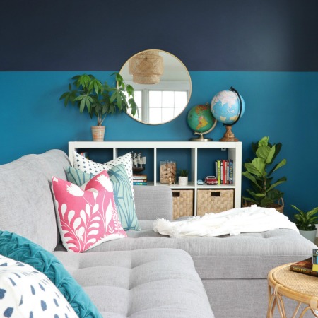 Our New Modern Sofa Bed Reveal+ Updates In The Playroom