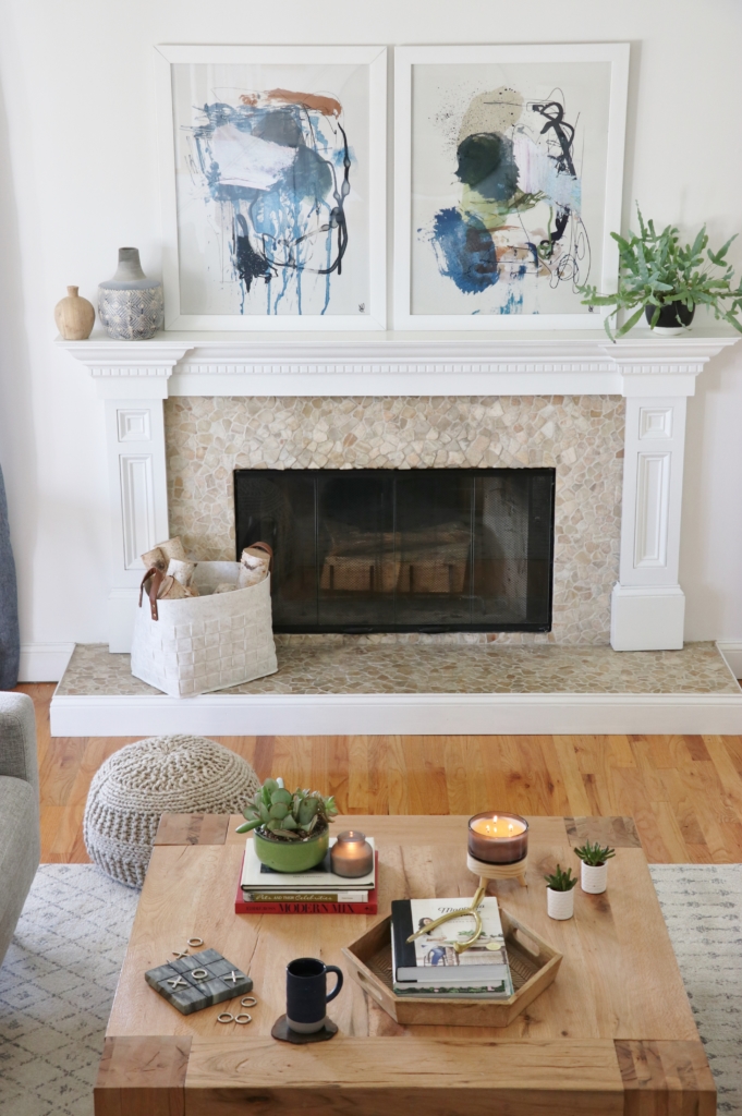 Fall Family Room Tour: Earthy Coastal