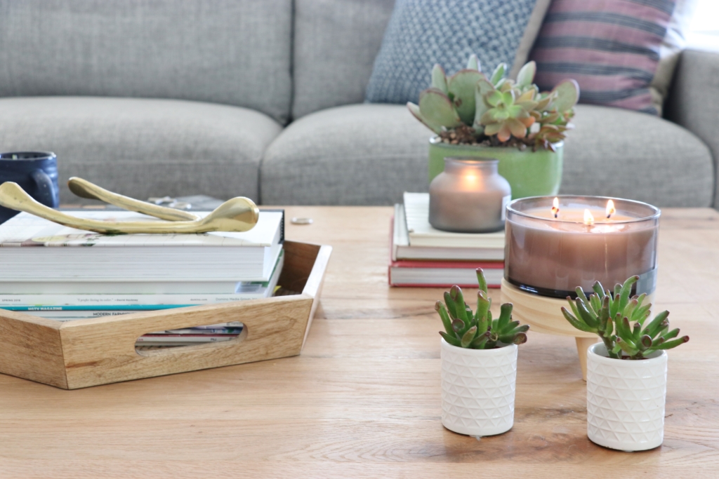 Fall Family Room Tour: Earthy Coastal