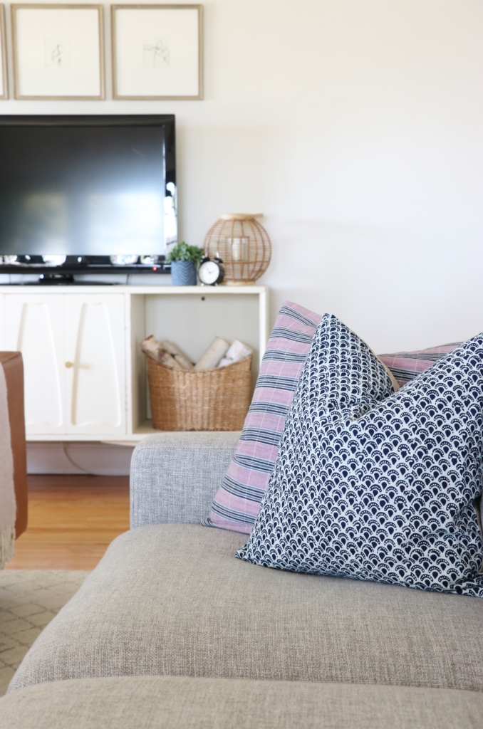 Fall Family Room Tour: Earthy Coastal