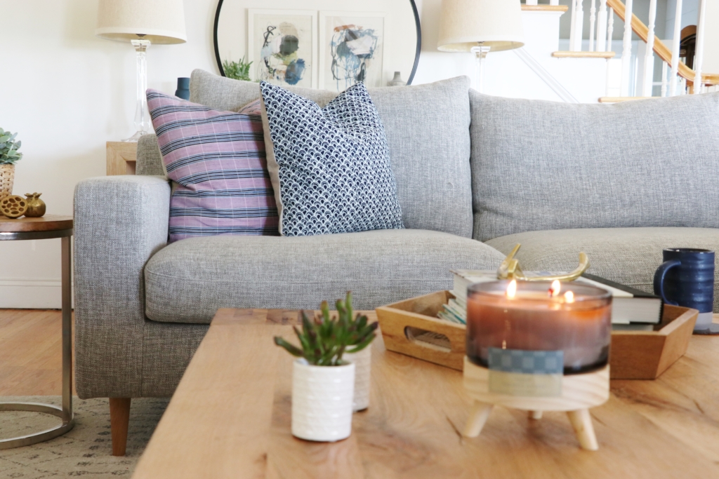 Fall Family Room Tour: Earthy Coastal