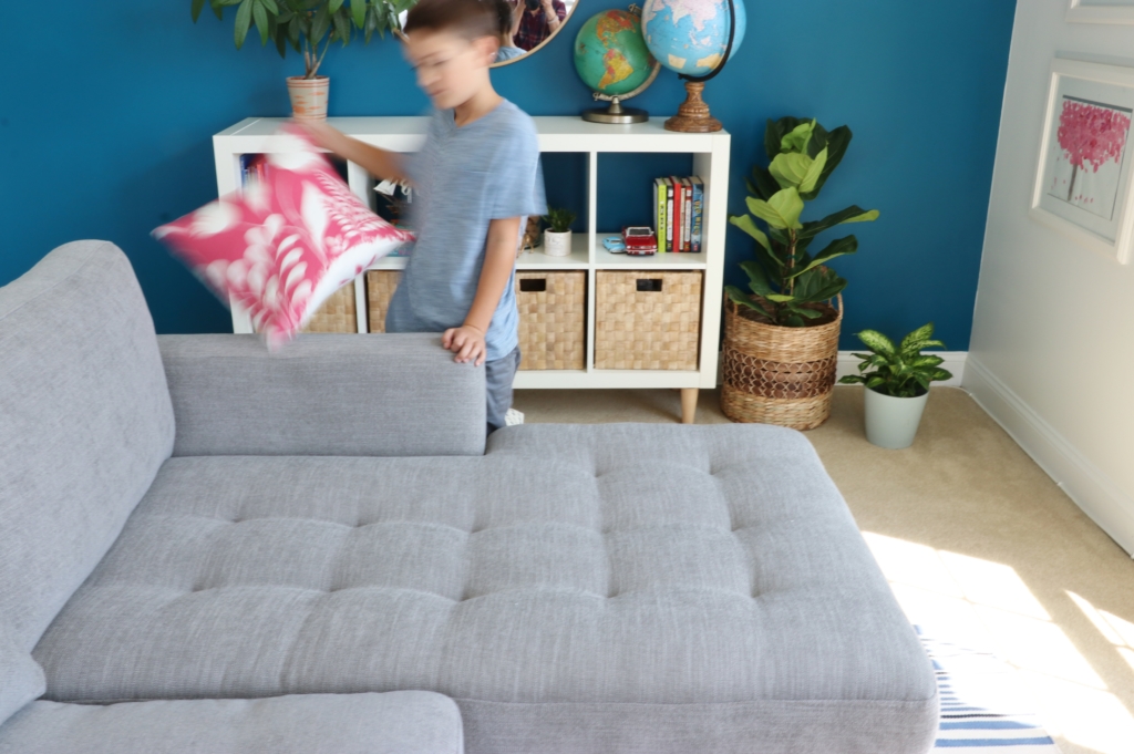 Our New Modern Sofa Bed Updates In The Playroom