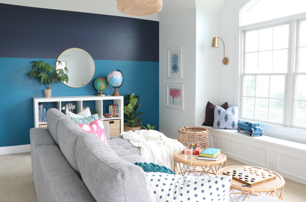 Playroom store sleeper sofa