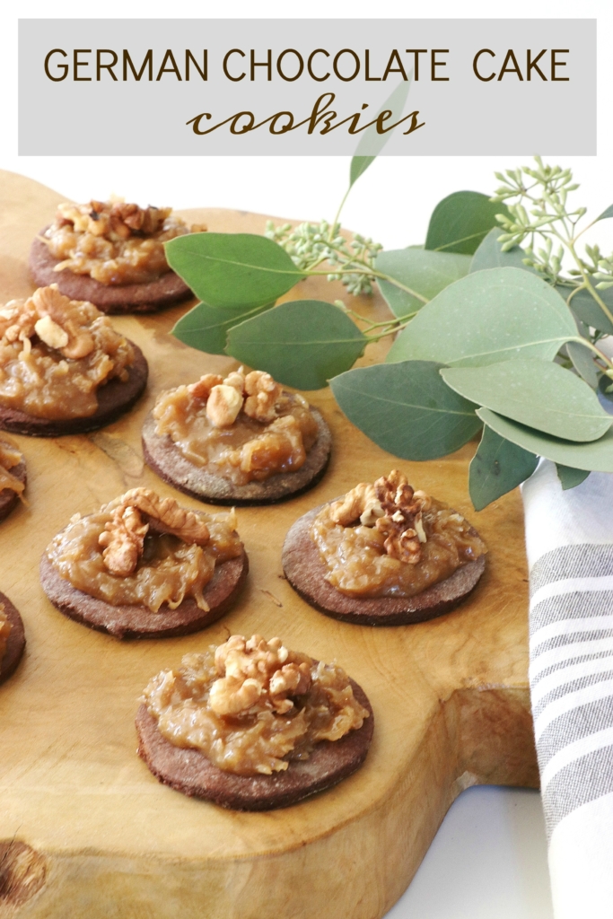 Holiday Cookie Swap-German Chocolate Cake Cookies