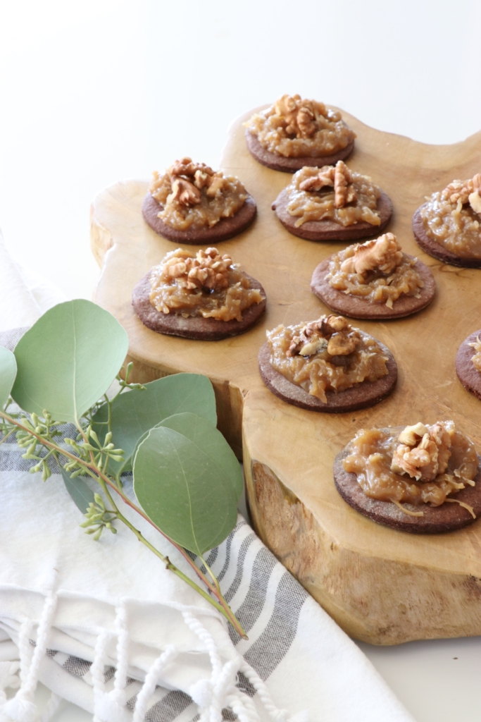 Holiday Cookie Swap-German Chocolate Cake Cookies