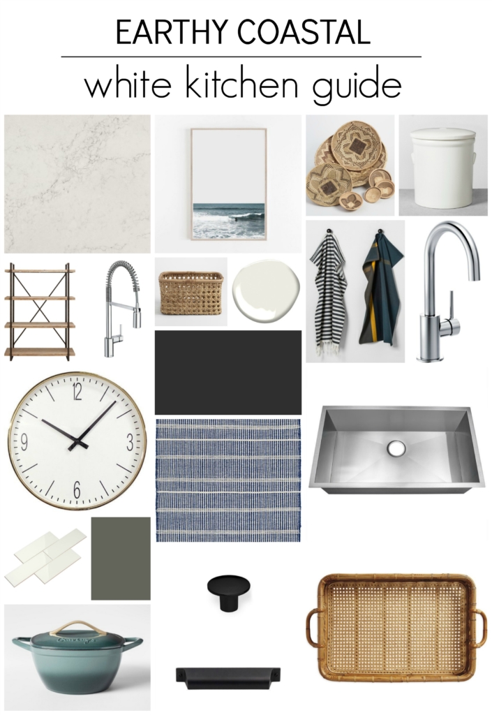 Earthy Coastal White Kitchen Guide