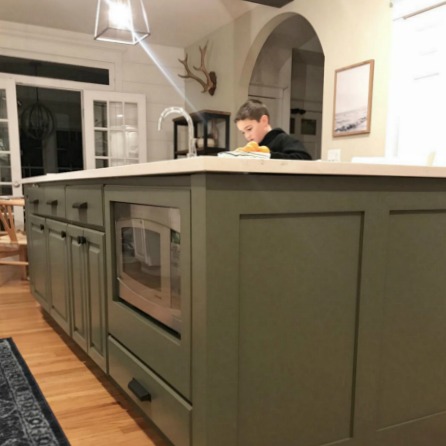 Kitchen Update: Favorite Woven Storage, Indigo Rug + Neutral Paint Color