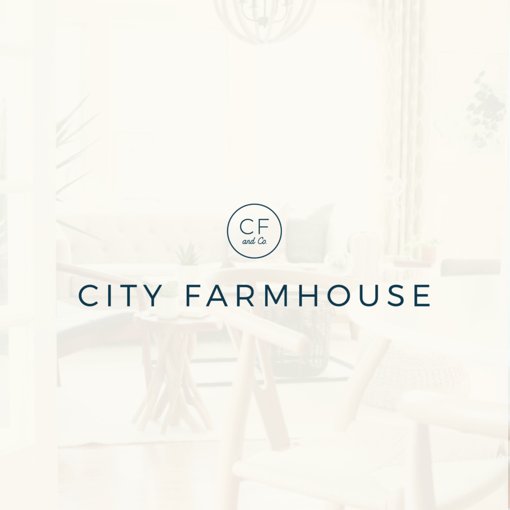 City Farmhouse New Logo Design & Rebranding by Emily Wells.