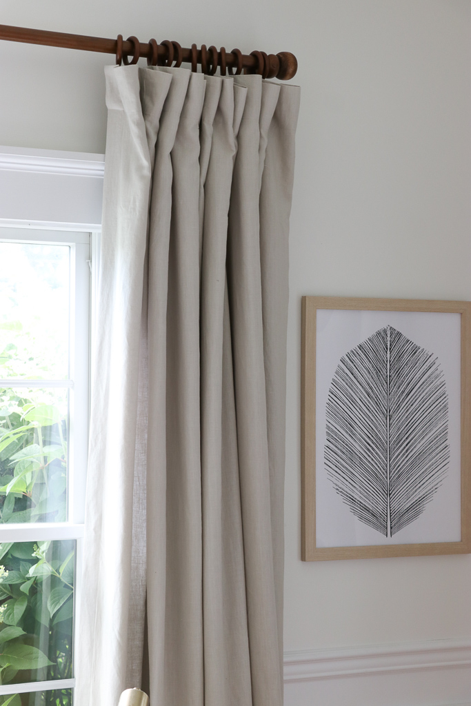 Barn & Willow Flat Panel Belgian Linen Drapes in Light Gray