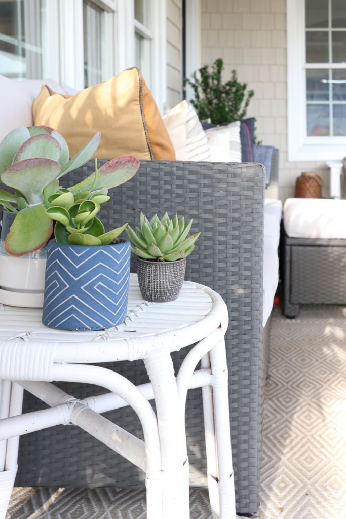 Casual + Cozy Fall Front Porch