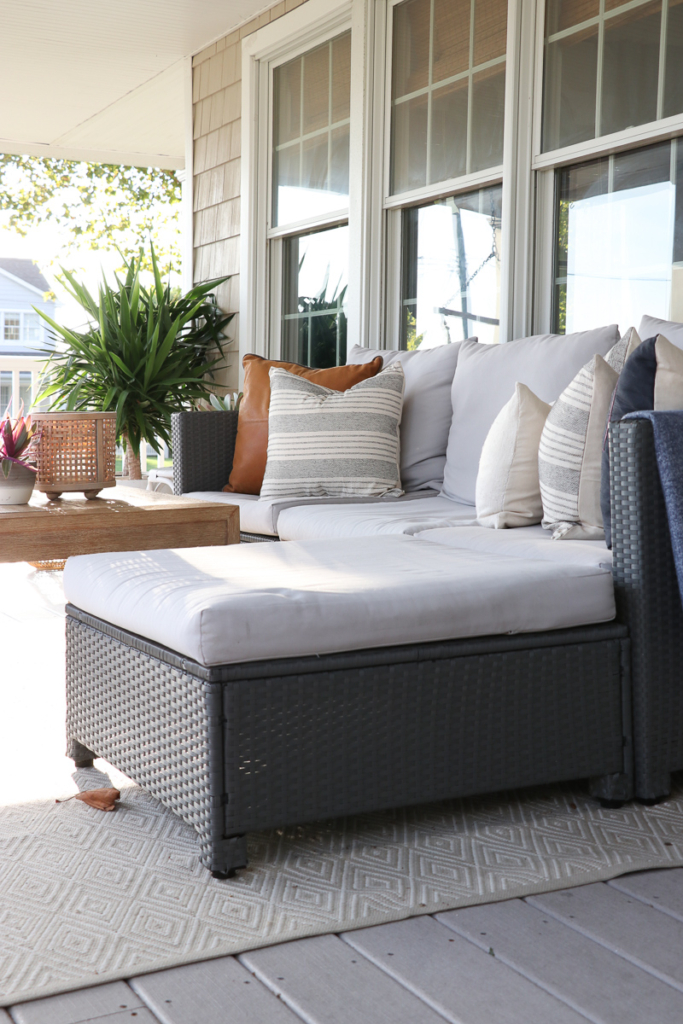 Casual + Cozy Fall Front Porch