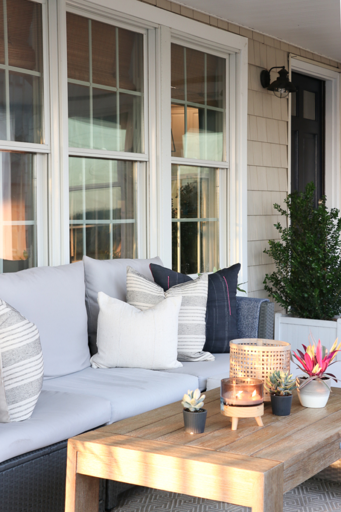 Casual + Cozy Fall Front Porch