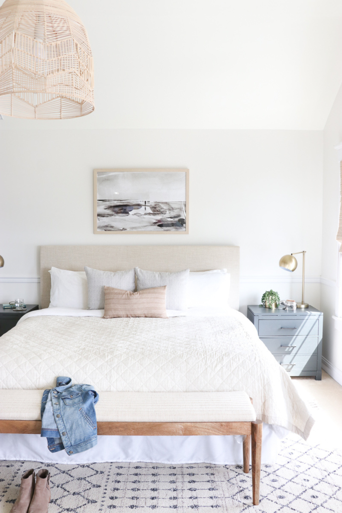 Casual Hamptons Bedroom Reveal-The Look For Less