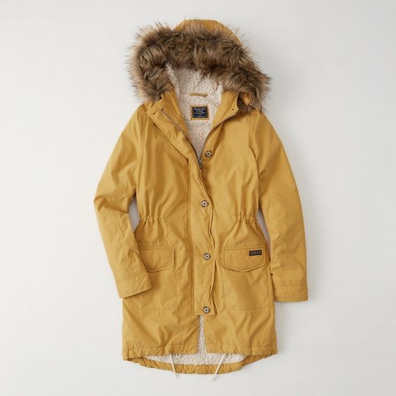 Military Parka Mustard