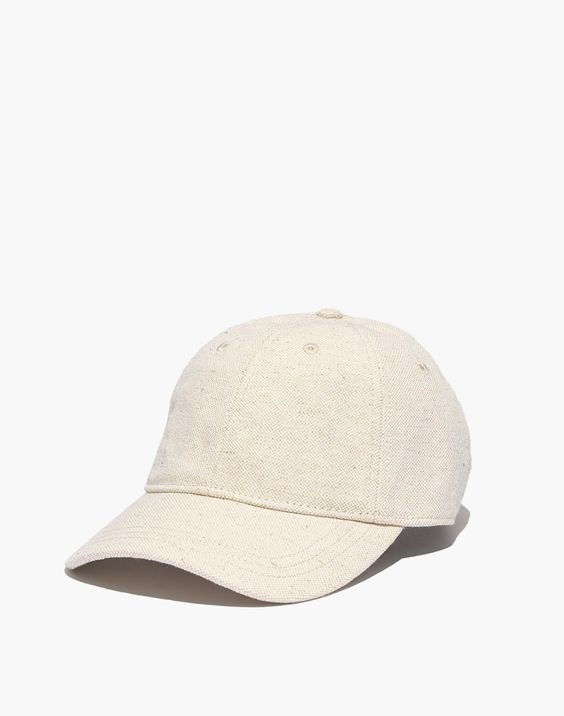 Linen baseball cap-Madewell