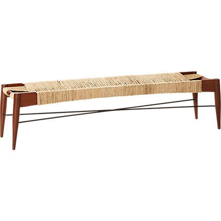 Woven Wrap Bench CB2