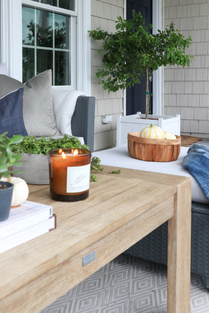 Cozy Coastal Inspired Fall Farmhouse Porch-Part 2