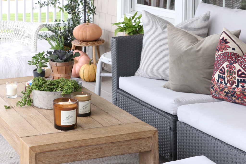 Cozy Coastal Inspired Fall Farmhouse Porch-Part 2