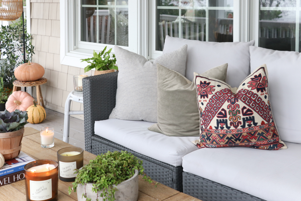 Cozy Coastal Inspired Fall Farmhouse Porch-Part 2