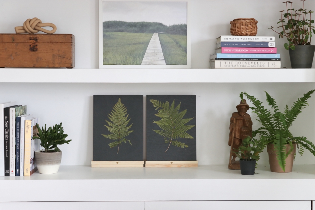 Foraged Style-Pressed Fern Art-A Simple Fall Project Idea