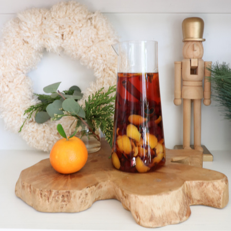 Spiced Orange Cranberry Spritzer With Holiday Infused Vodka + Gift Idea