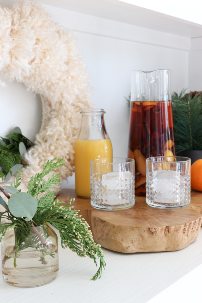 Holiday Entertaining-Spiced Orange Cranberry Spritzer With Holiday Infused Vodka + Gift Idea