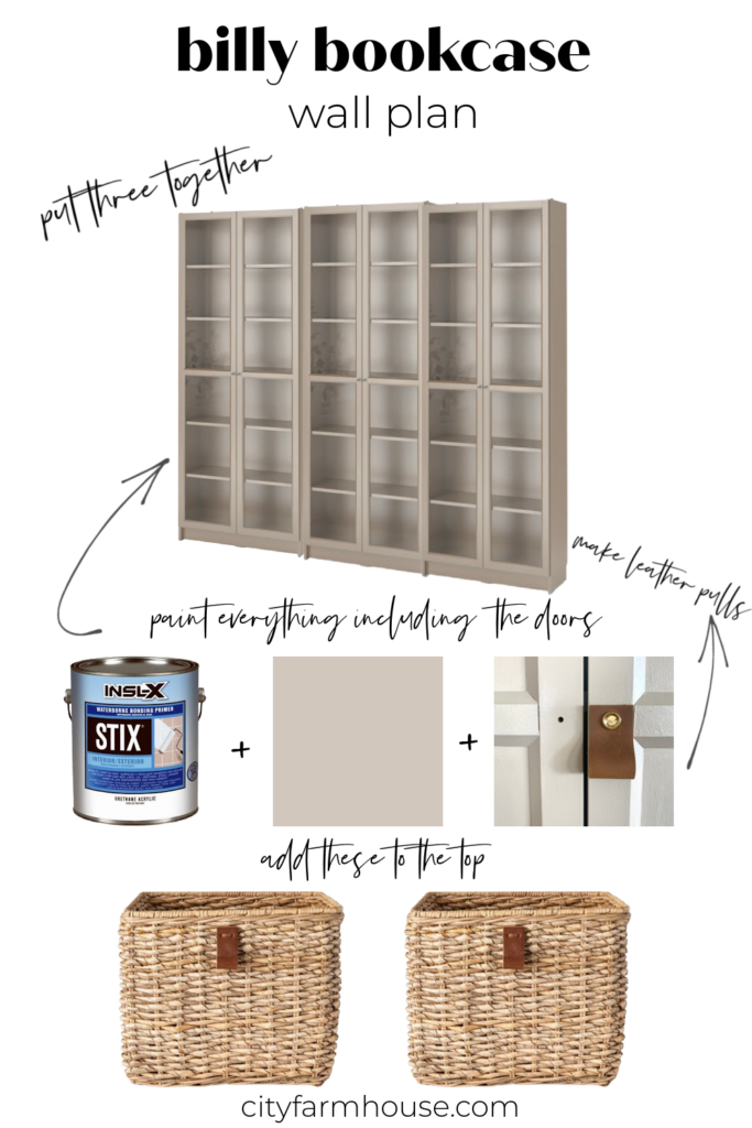 Billy Bookcase Plan-Ikea Hack