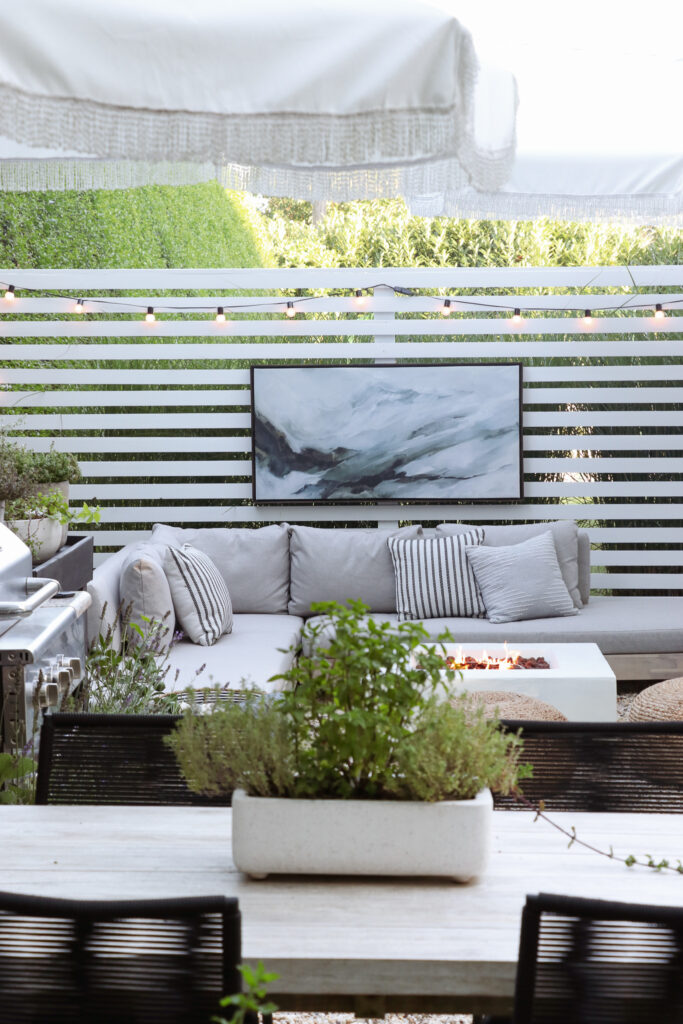 California Casual, Palm Springs Inspired Pea Gravel Patio