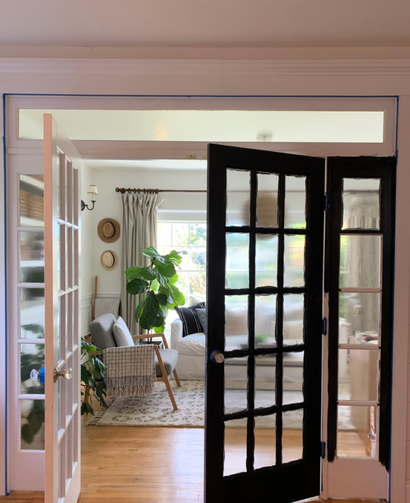 Paint Glass Doors, the Easy Way