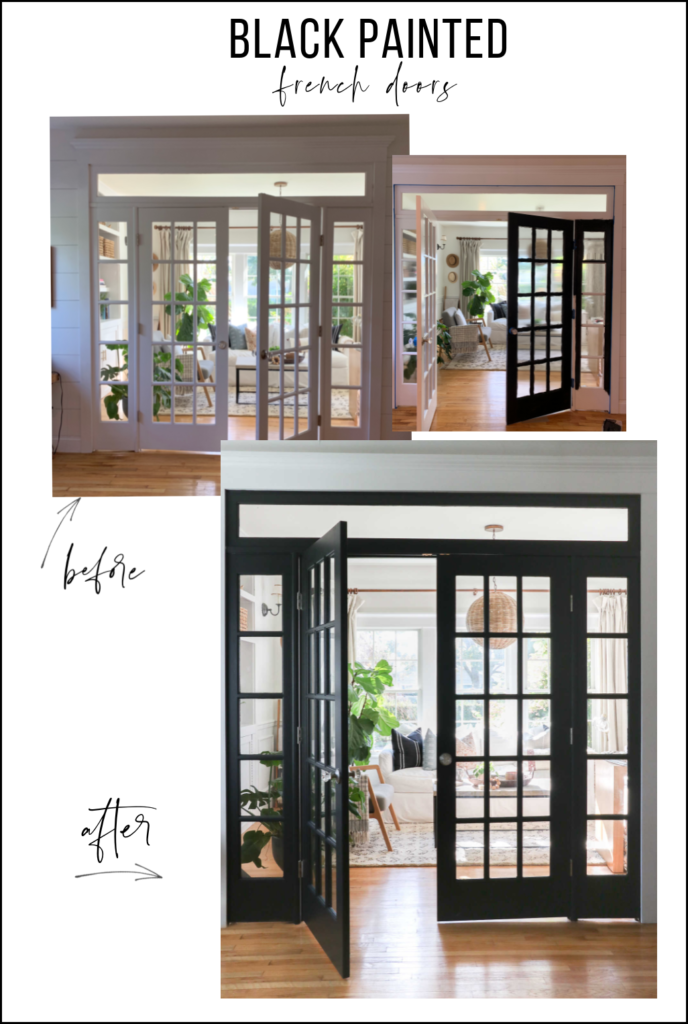 Easiest Way to Paint French Doors and Paned Windows 