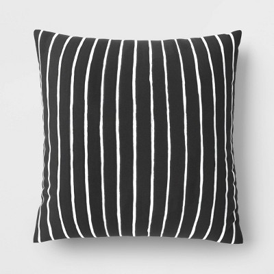 Target Outdoor Living-Navy Striped Pillow