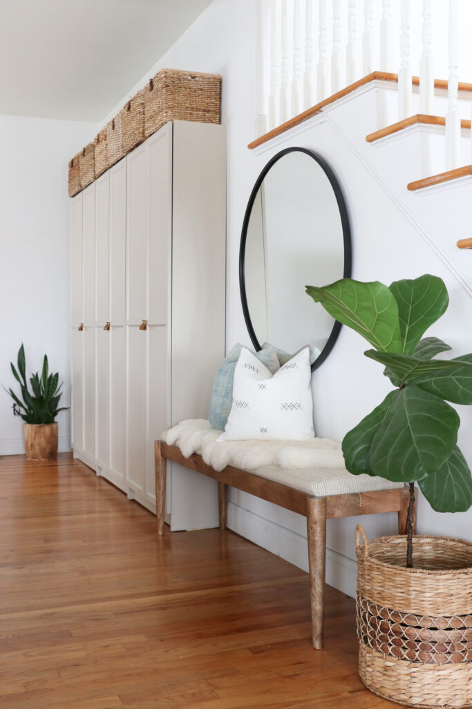 City Farmhouse by Jennifer OBrien Modern Coastal Home Tour. Billy Bookcase Hack.