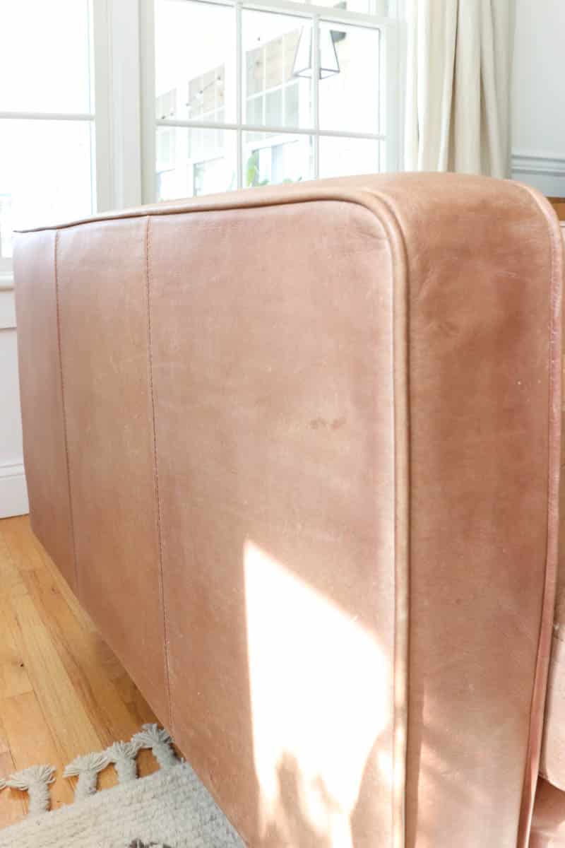 The Best Natural DIY Leather Couch Cleaner - At Home On The Prairie