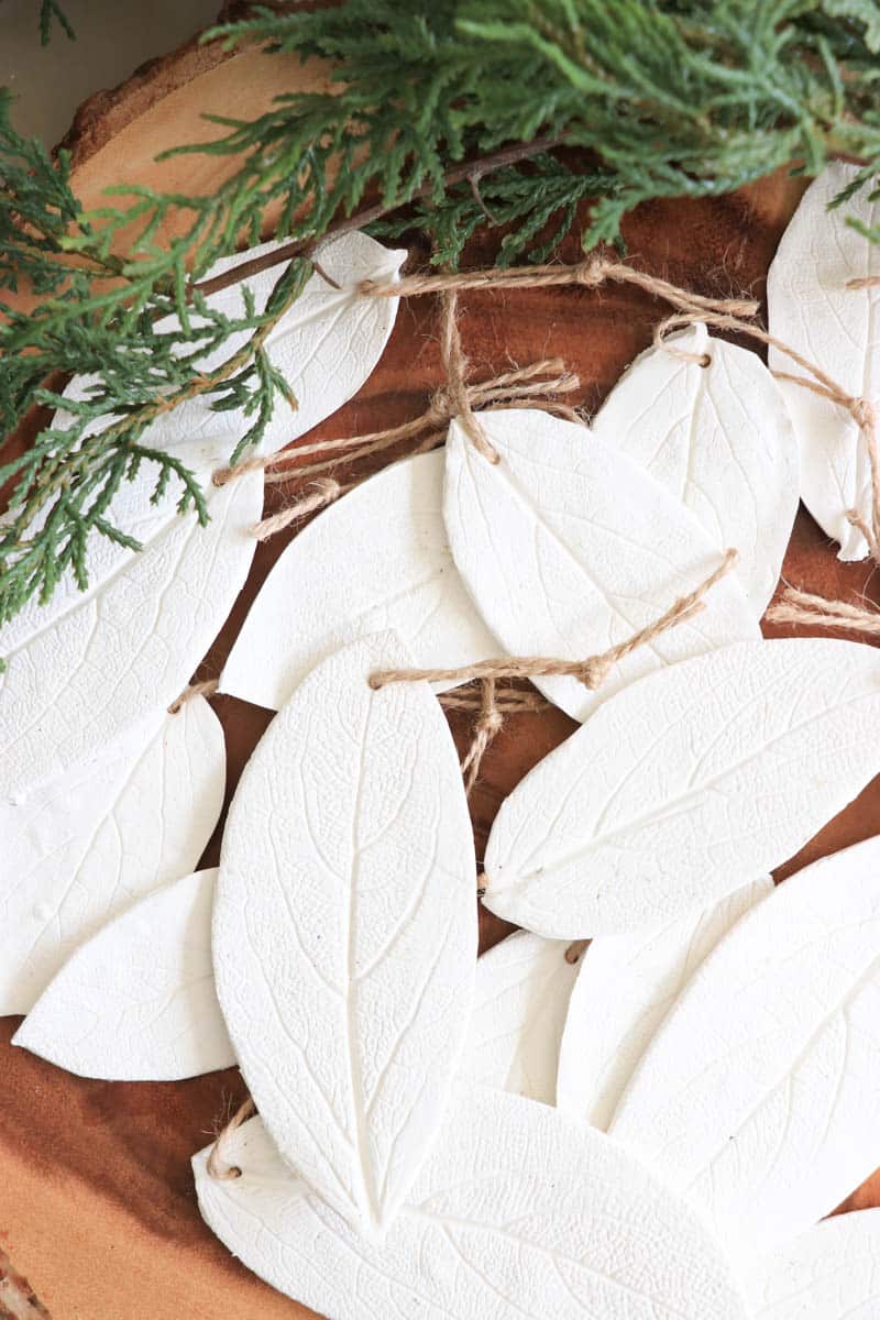 DIY Clay Leaf Ornaments-Perfect For Your Holiday Table