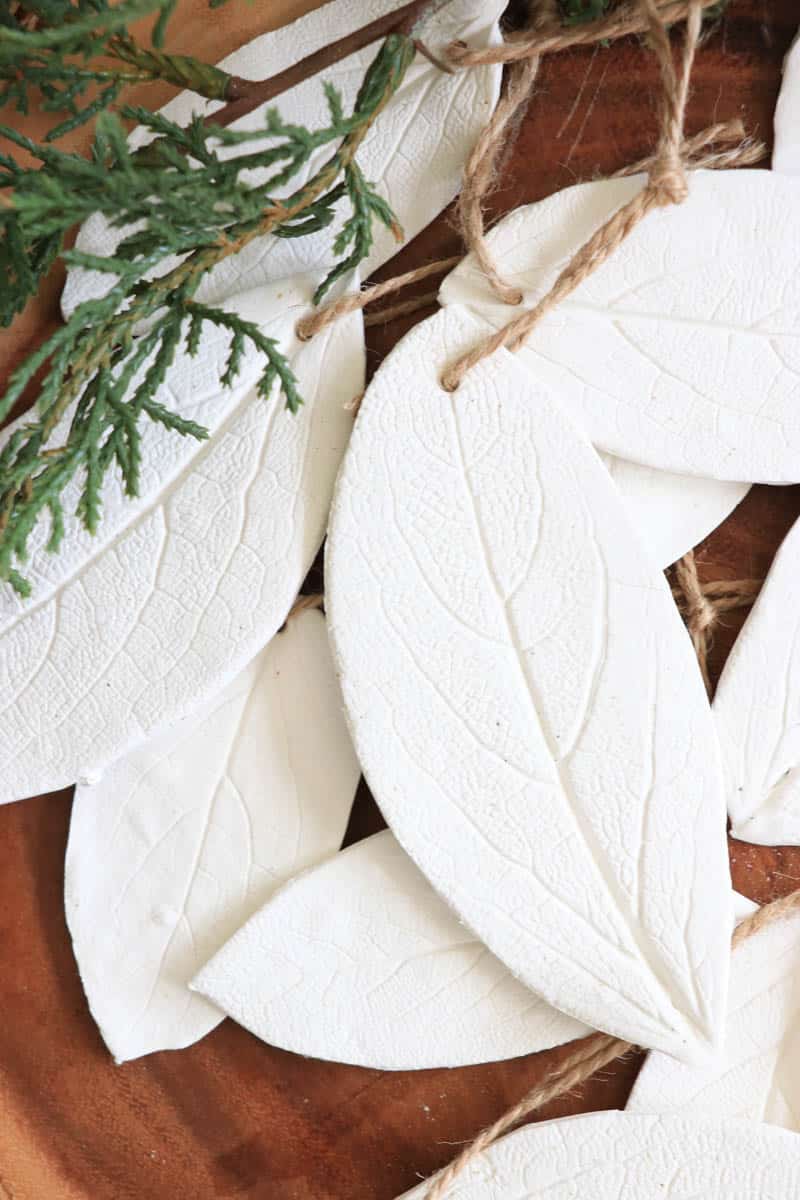 DIY Clay Leaf Ornaments-Perfect For Your Thanksgiving Table