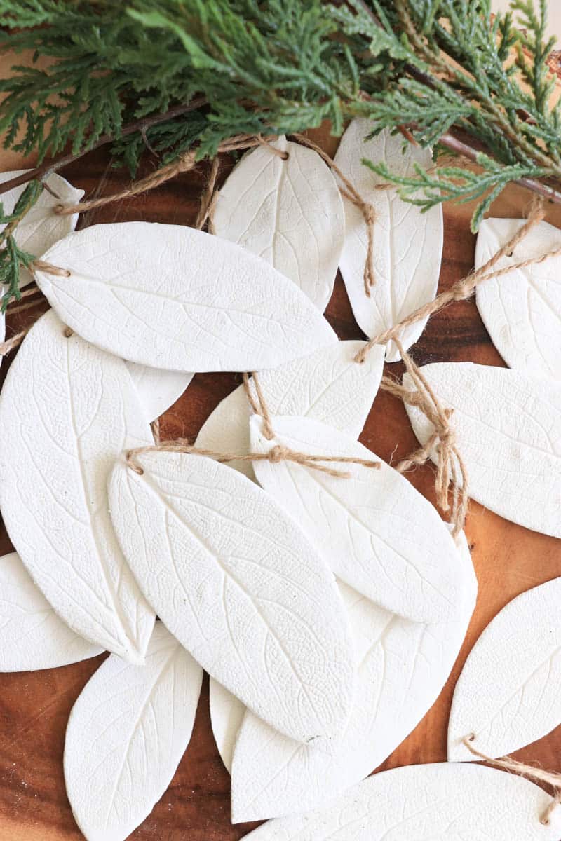 DIY Clay Leaf Ornaments-Perfect For Your Thanksgiving Table