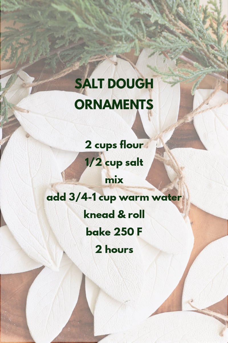 Salt Dough Recipe. DIY Clay Leaf Ornaments-Perfect For Your Thanksgiving Table