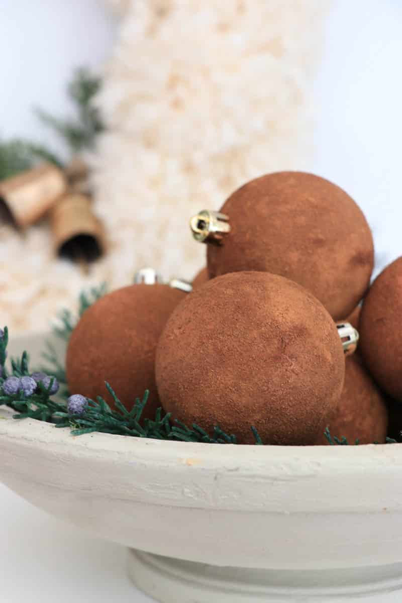DIY Suede Ornaments With An Unexpected Ingredient
