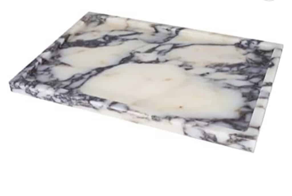 10 Livable Interior Design Trends for 2023. Statement stone tray from Amazon.