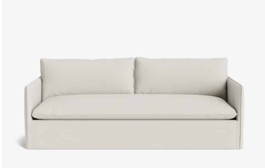 The Montclair Sofa Studio McGee. Look For Less-Straight Arm Sofa Edition. City Farmhouse by Jennifer OBrien.