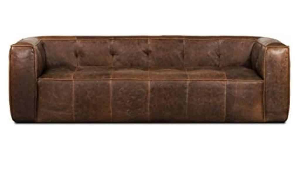 10 Livable Interior Design Trends for 2023. Amazon leather sofa in mahogany brown