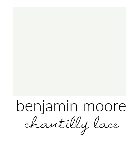 Benjamin Moore Chantilly Lace