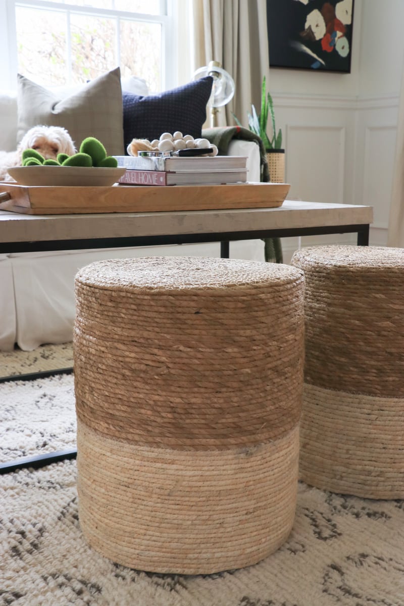 Sea grass ottomans amazon Home