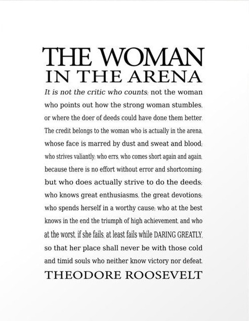 The Woman in the Arena print, Society 6