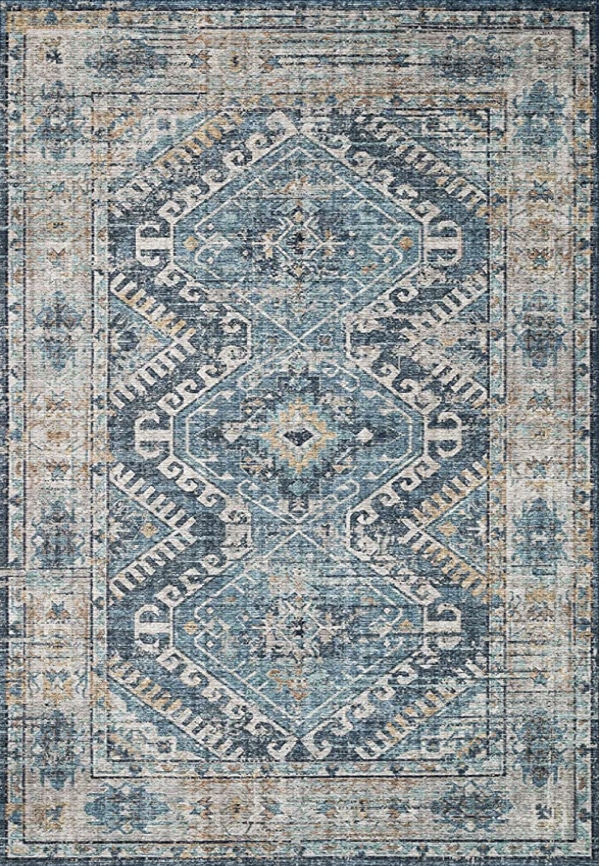 Loloi Rug in Denim. City Farmhouse by Jennifer O'Brien