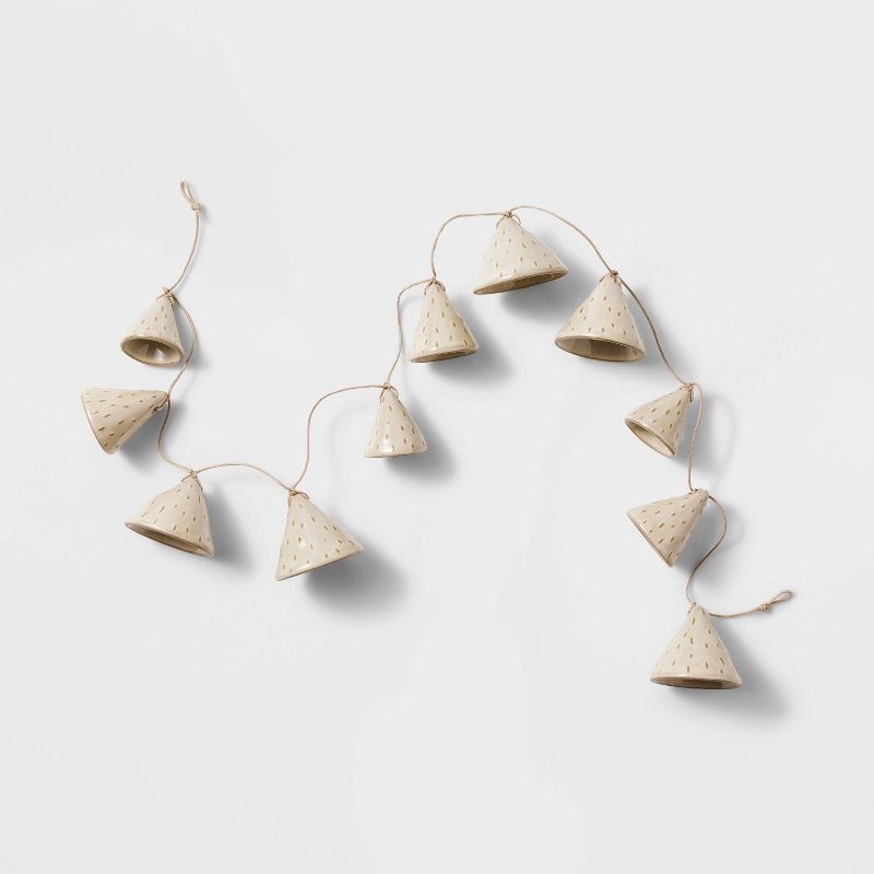 Ceramic Bell Garland Target