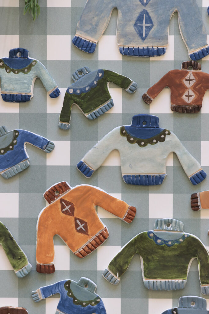 DIY Christmas Sweater Ornaments. City Farmhouse by Jennifer O'Brien