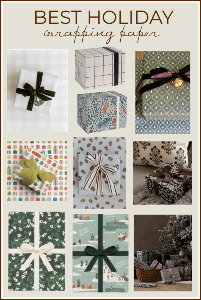 Best Holiday Wrapping Paper Sources. City Farmhouse by Jennifer O'Brien